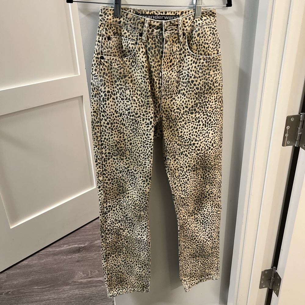 Authentic Alexander Wang Leopard Print Jeans